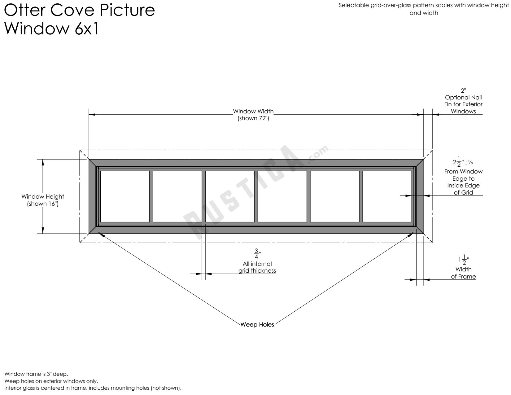 Otter Cove Picture Window | Rustica